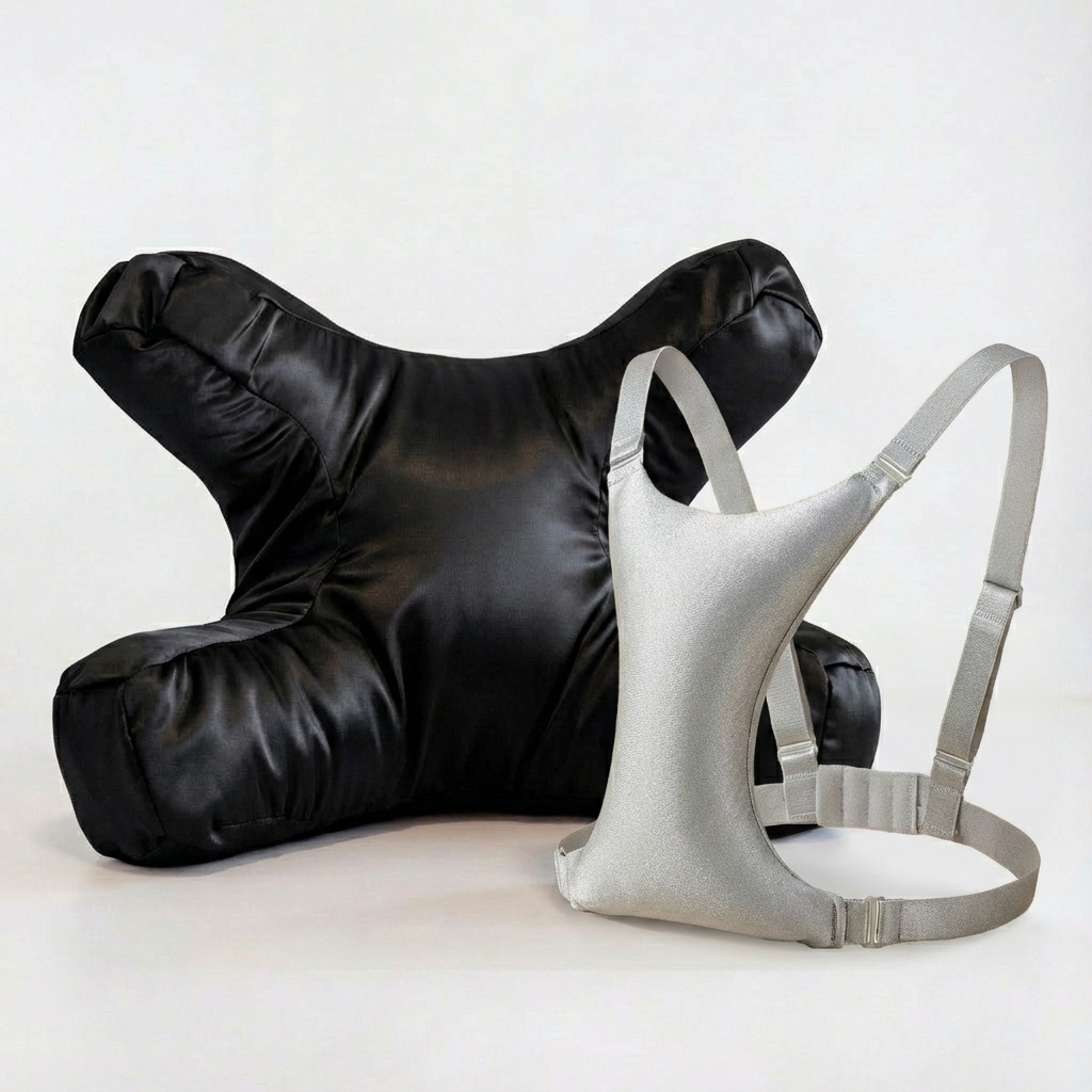 Anti-Wrinkle Pillow + Breast Pillow Bundle